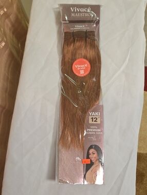 Maestro Yaki 12" Premium Human Hair - Copper Brown 3 Packs